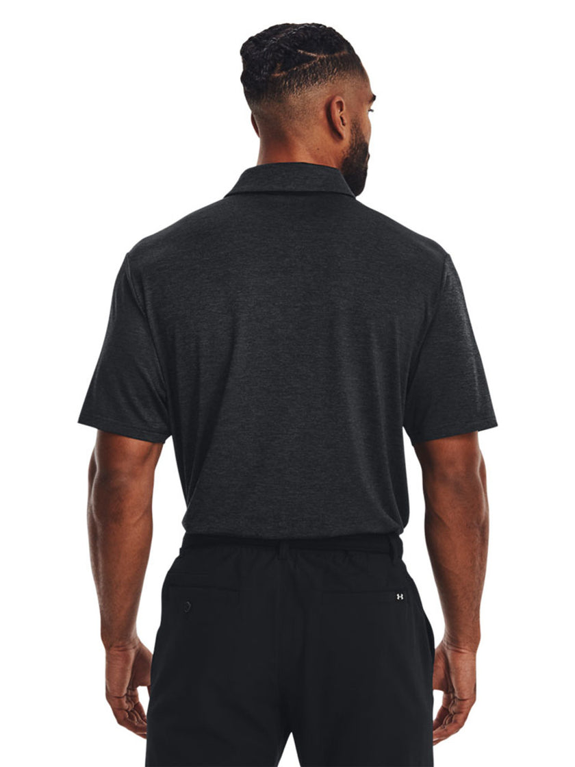 2024 Under Armour Men's Playoff Polo 3.0 - Black/Jet Gray/Black