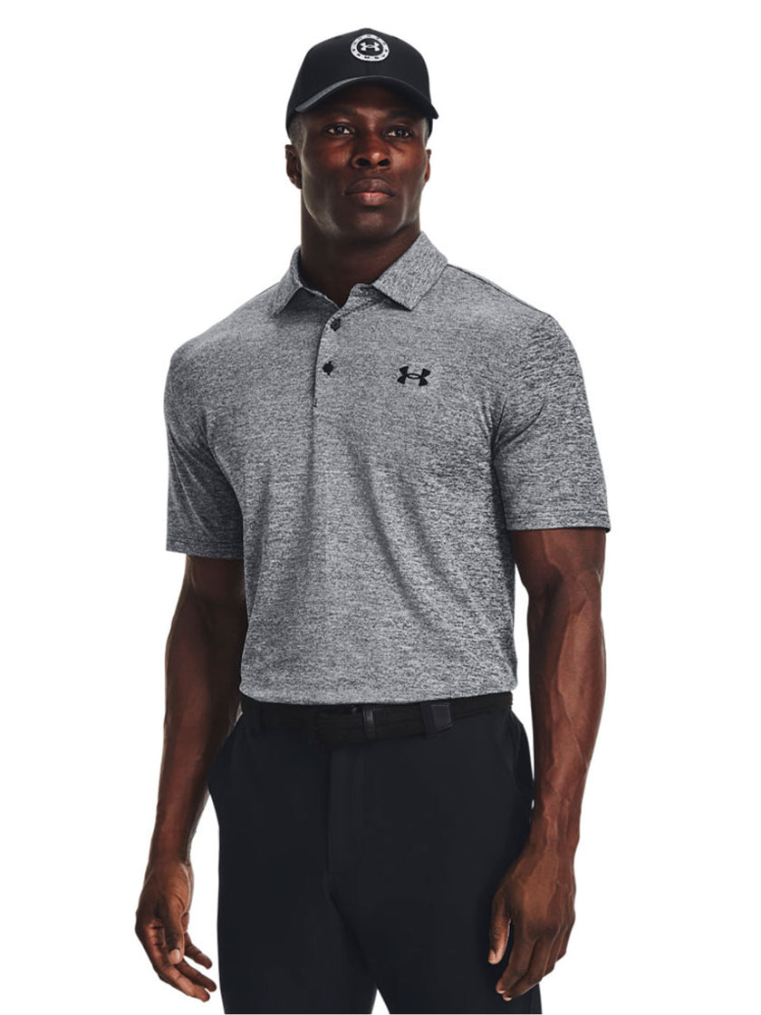 2024 Under Armour Men's Playoff Polo 3.0 - Black/White/Black