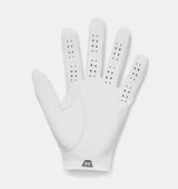 2024 Under Armour Men's Tour Golf Glove - White/Castlerock/Castlerock