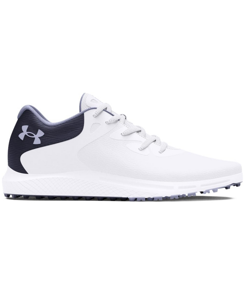 2024 Under Armour Women's Charged Breathe 2 Shoes - White/Midnight Navy/Celeste