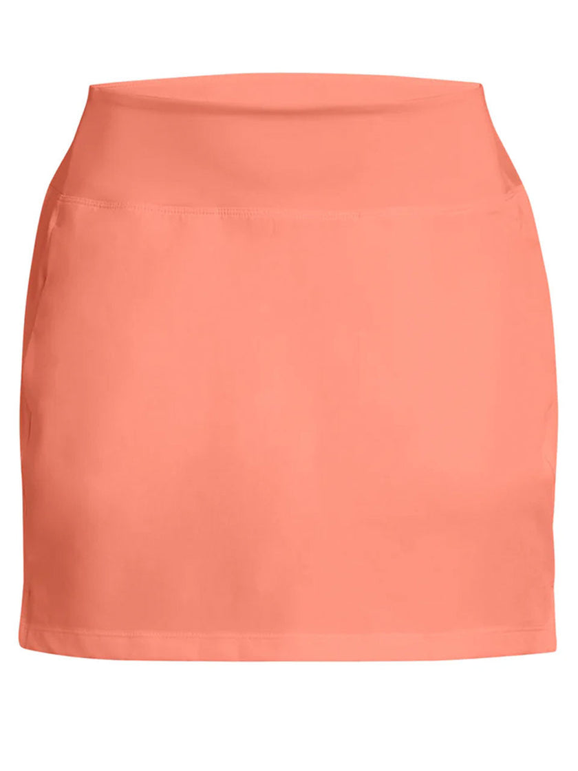 2024 Under Armour Women's Empower Skort - Flare Orange/Halo Grey