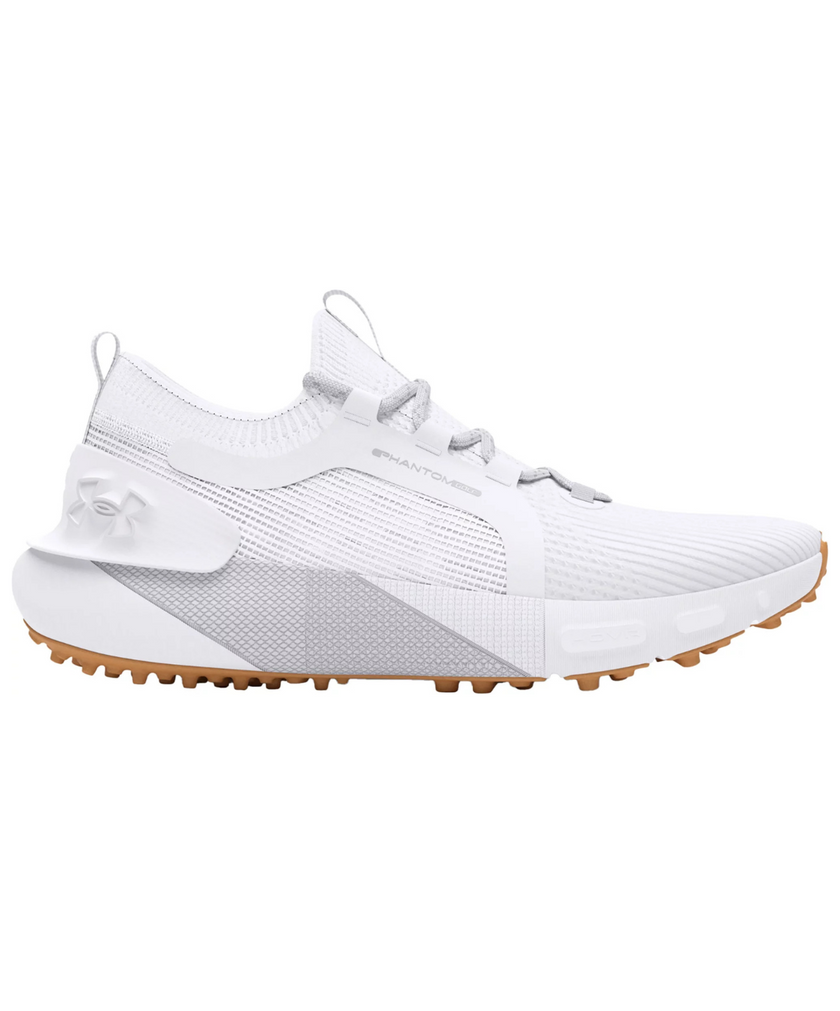 2024 Under Armour Women's Phantom Golf Shoe White/White Clay