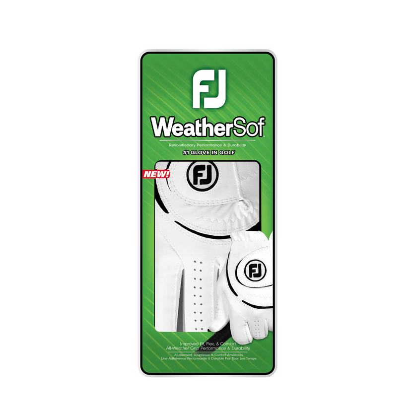 2024 FootJoy Women's Weathersof Glove - White