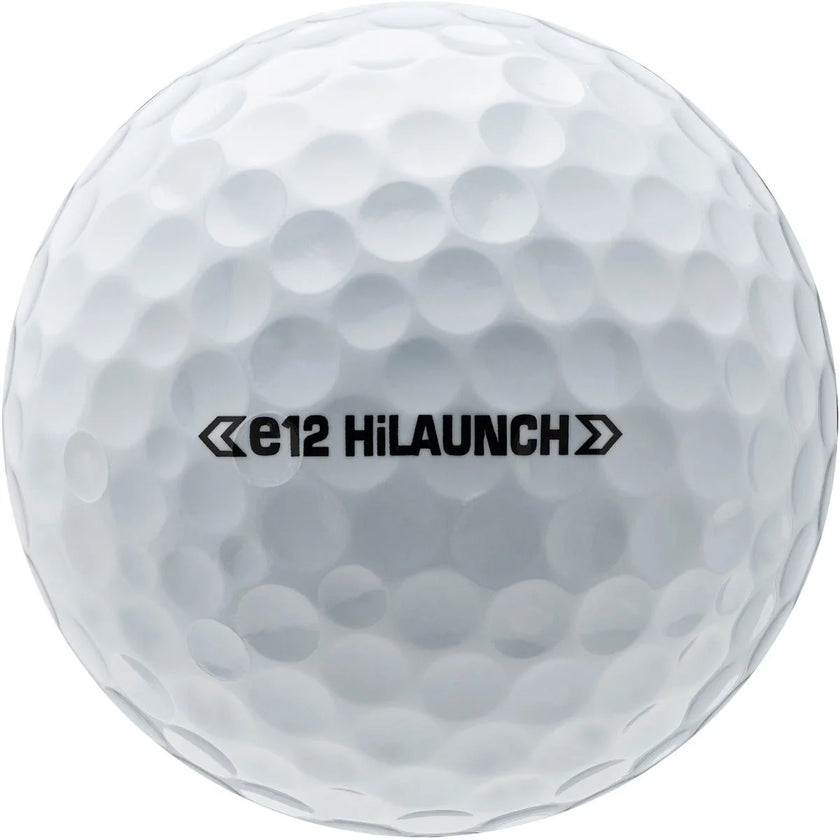 2025 Bridgestone E12 Hi Launch Golf Ball Dozen - White