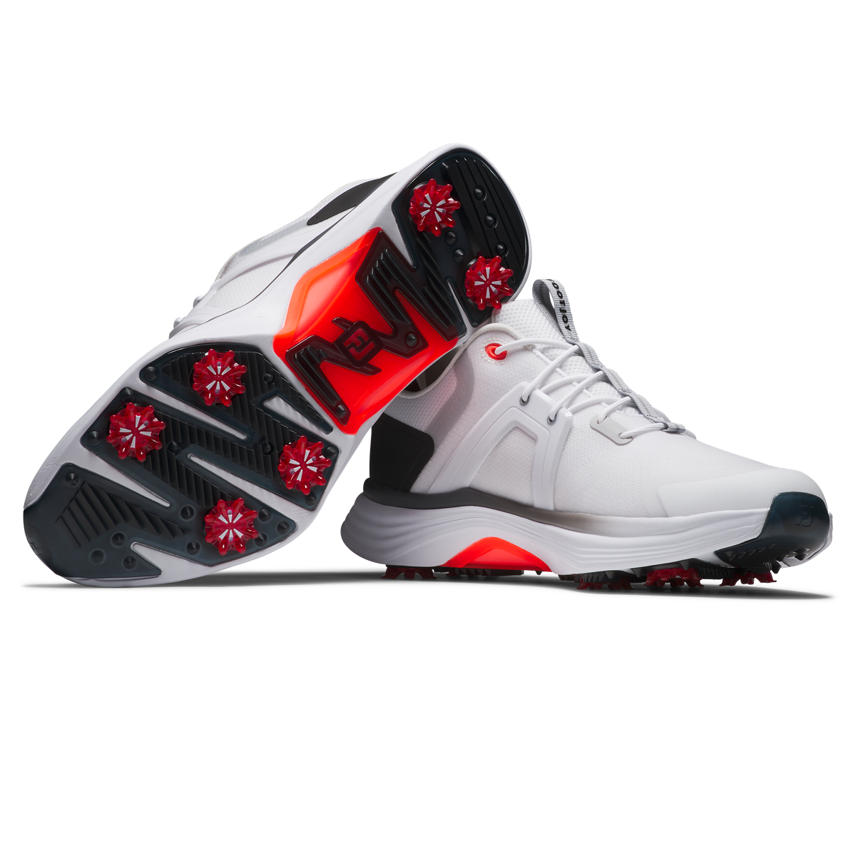 2025 FootJoy Men's Hyperflex Shoes - White/Black/Red – The Clubroom