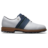 2025 FootJoy Men's Premiere Packard Golf Shoe - White/Navy/Tan