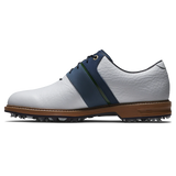 2025 FootJoy Men's Premiere Packard Golf Shoe - White/Navy/Tan