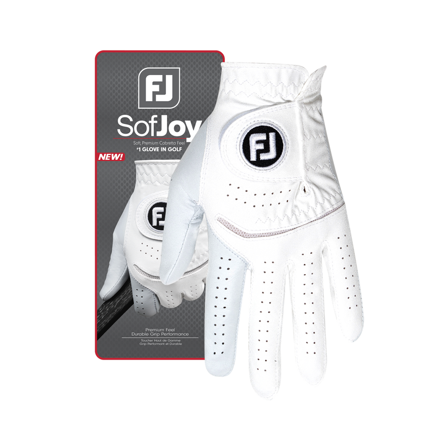 2025 FootJoy Men's SofJoy Glove - White