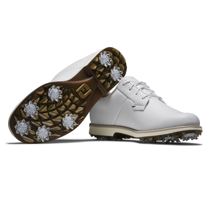 2025 FootJoy Women's Premiere Series Cypress Golf Shoes - White/Gold/Navy