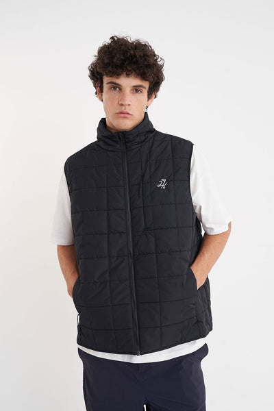 2025 Huffer Men's Low Loft Vest - Par 97 Black