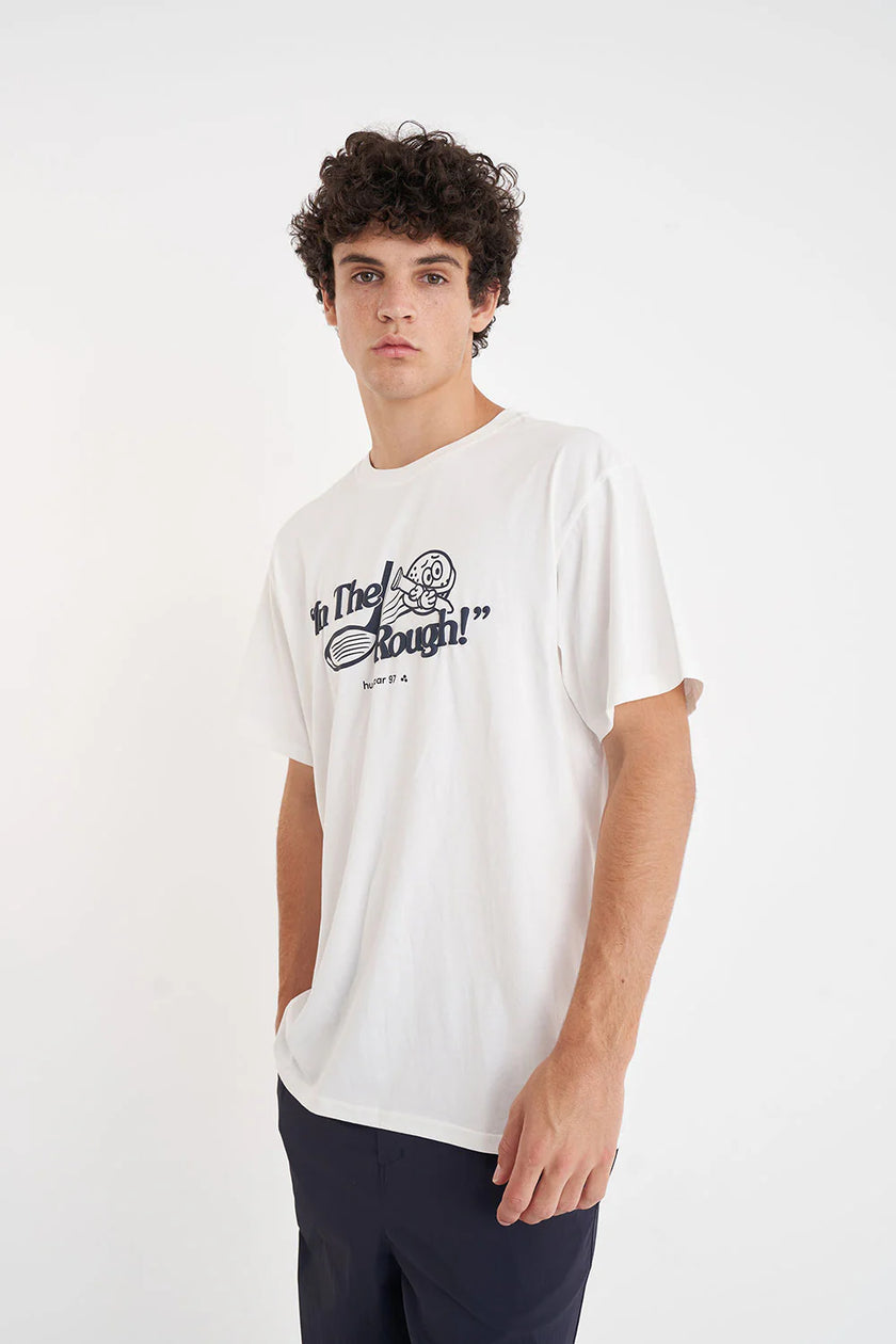 2025 Huffer Men's Sup Tee 190/The Rough - Chalk