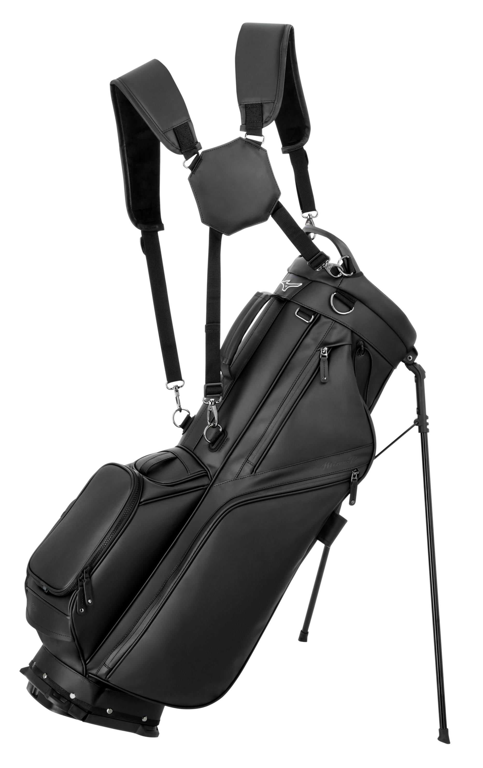 2025MizunoProStandBag-Black.