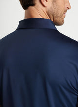 2025 Peter Millar Men's Solid Performance Jersey Polo - Navy