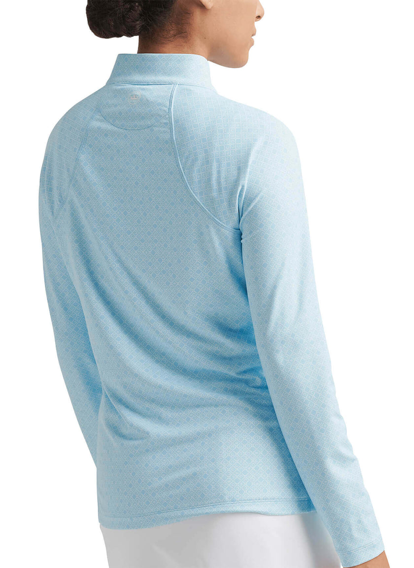 2025 Peter Millar Women's Raglan Sleeve Perth Pullover - Skylight