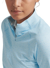 2025 Peter Millar Women's Raglan Sleeve Perth Pullover - Skylight