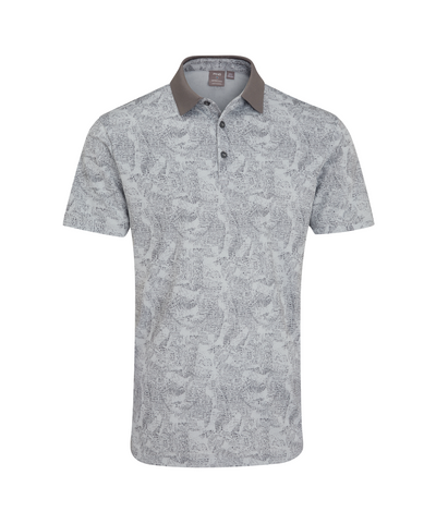 2025 Ping Men's Jared Polo - Pearl Grey/Rock/Navy