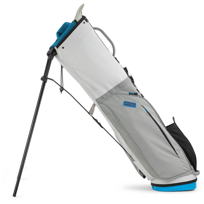 2025 Ping Moonlander Golf Bag - Grey/Platinum/Blue