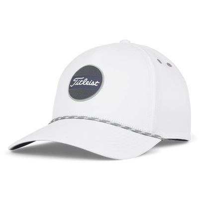 2025 Titleist Boardwalk Rope Cap - White / Washed Indigo / Gray