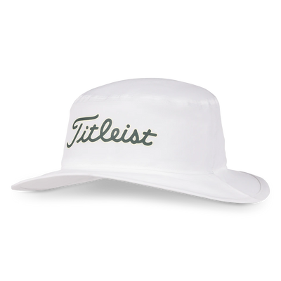 2025 Titleist Breezer Bucket Hat - White/Eucalyptus/Lemon