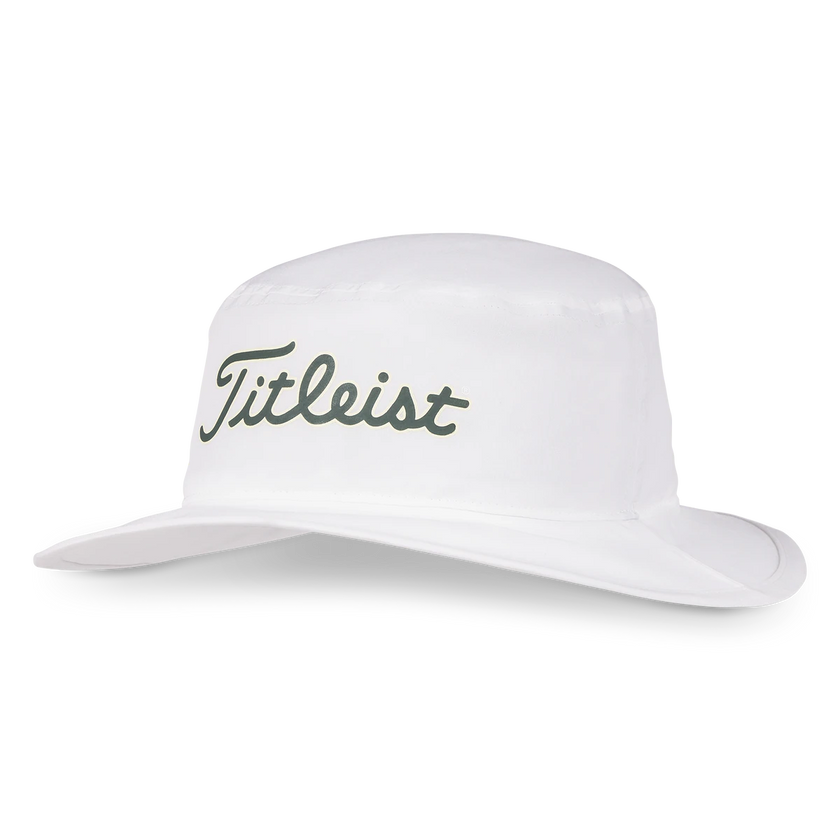 2025 Titleist Breezer Bucket Hat - White/Eucalyptus/Lemon