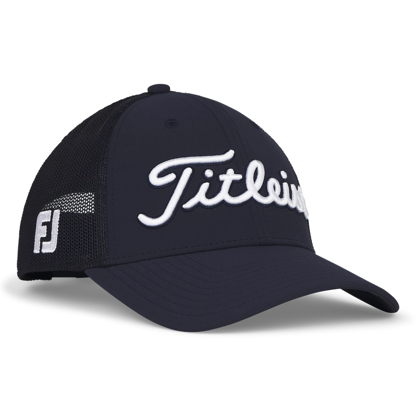 2025 Titleist Tour Performance Mesh Cap - Navy / White