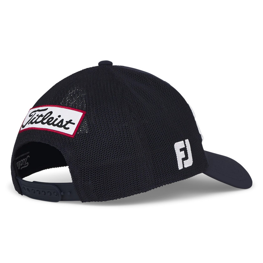 2025 Titleist Tour Performance Mesh Cap - Navy / White