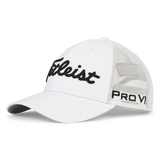 2025 Titleist Tour Performance Mesh Cap - White / Black