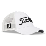 2025 Titleist Tour Performance Mesh Cap - White / Black