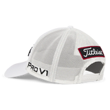 2025 Titleist Tour Performance Mesh Cap - White / Black