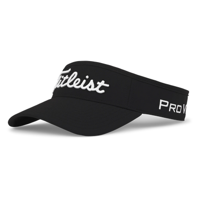 2025 Titleist Tour Performance Visor - Black / White