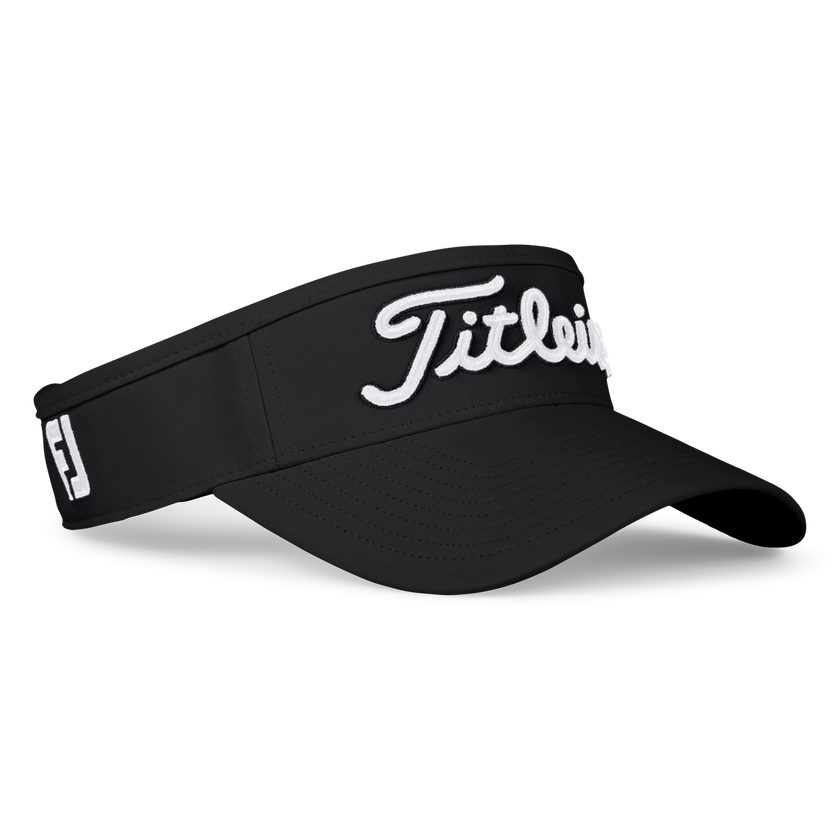 2025 Titleist Tour Performance Visor - Black / White