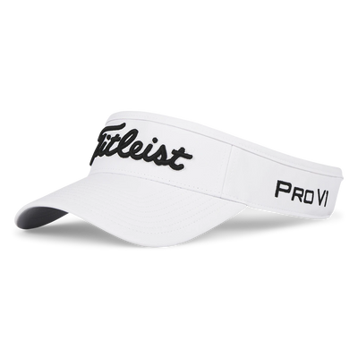 2025 Titleist Tour Performance Visor - White / Black