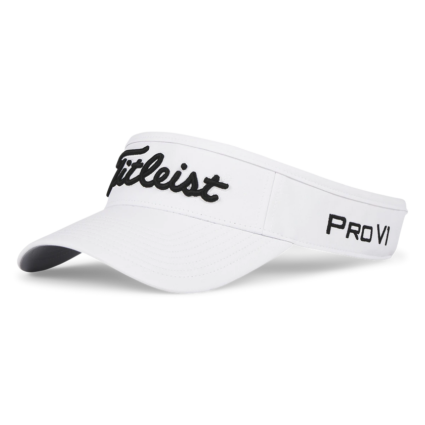 2025 Titleist Tour Performance Visor - White / Black