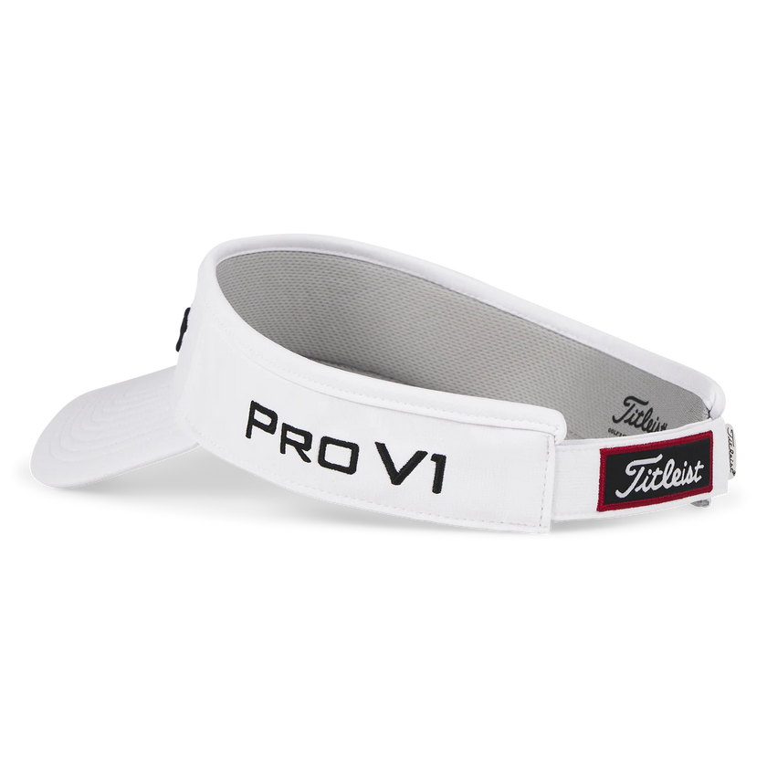 2025 Titleist Tour Performance Visor - White / Black