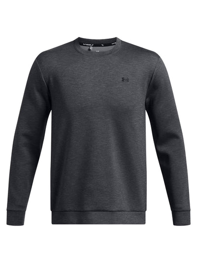 2025 Under Armour Men's Drive Midlayer Crew - Black/Anthracite/Black