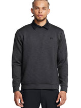 2025 Under Armour Men's Drive Midlayer Crew - Black/Anthracite/Black