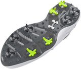 2025 Under Armour Men's Drive Pro Wide Golf Shoe - Black/Metallic Gunmetal
