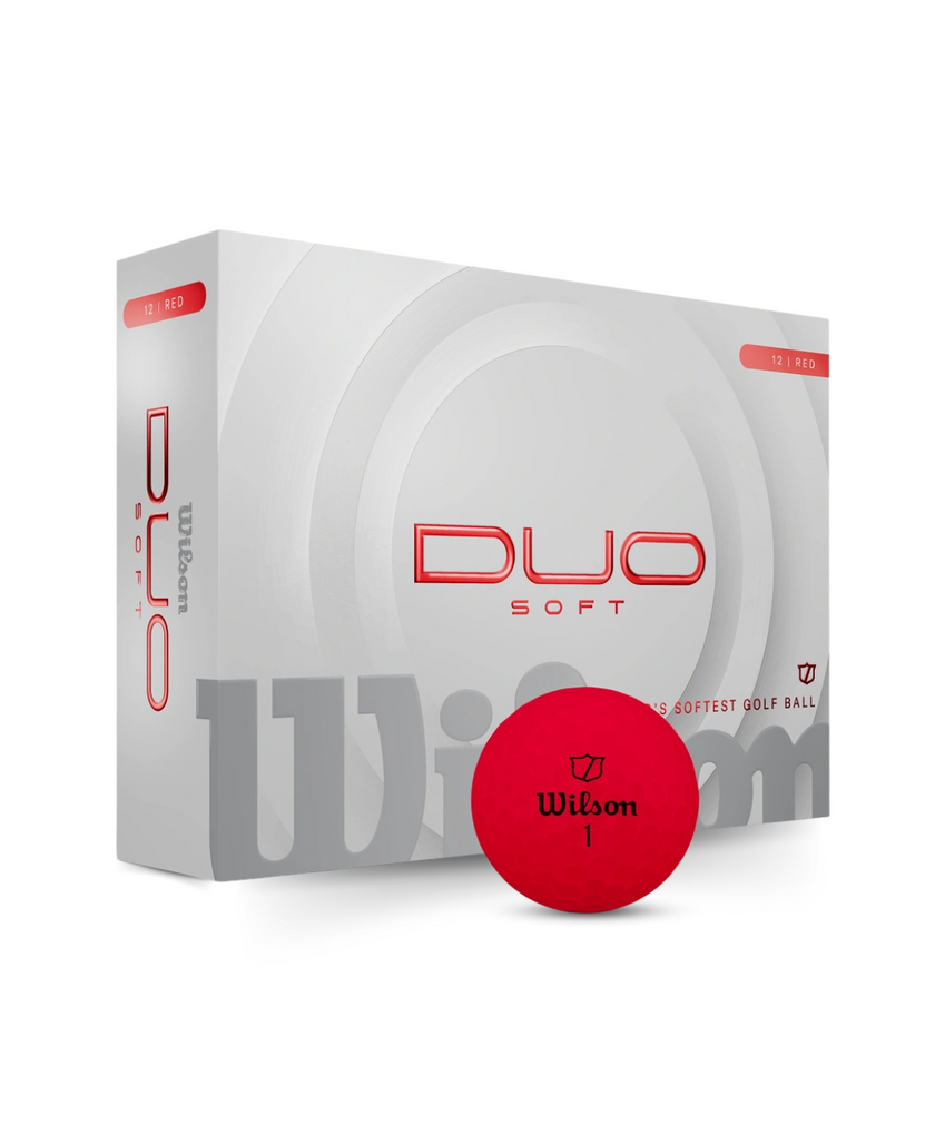 2025 Wilson Duo Soft Golf Ball - Red