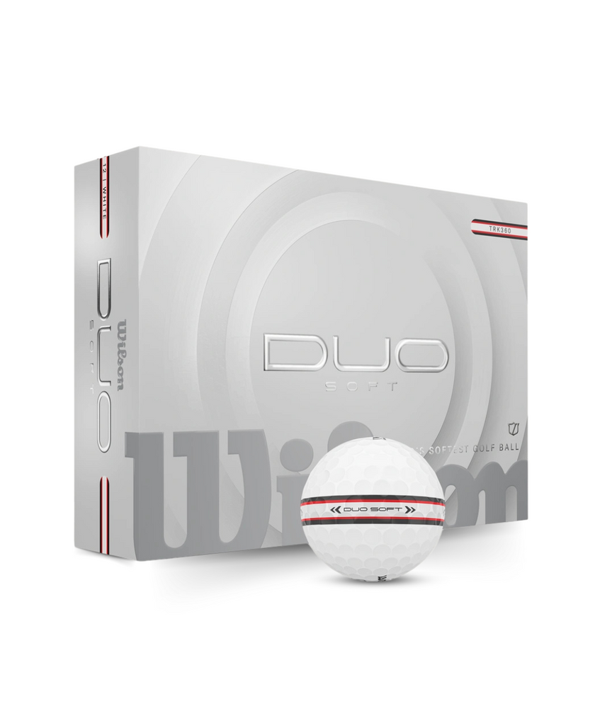 2025 Wilson Duo Soft Golf Ball - White TRK360