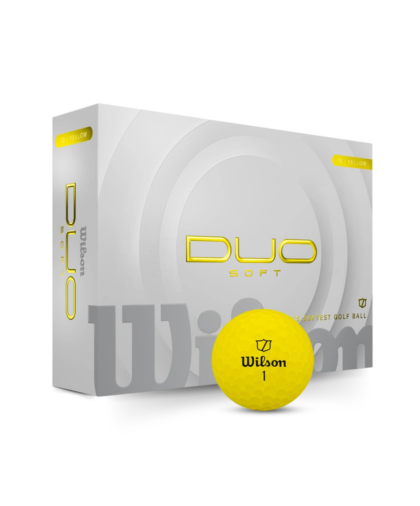 2025 Wilson Duo Soft Golf Ball - Yellow