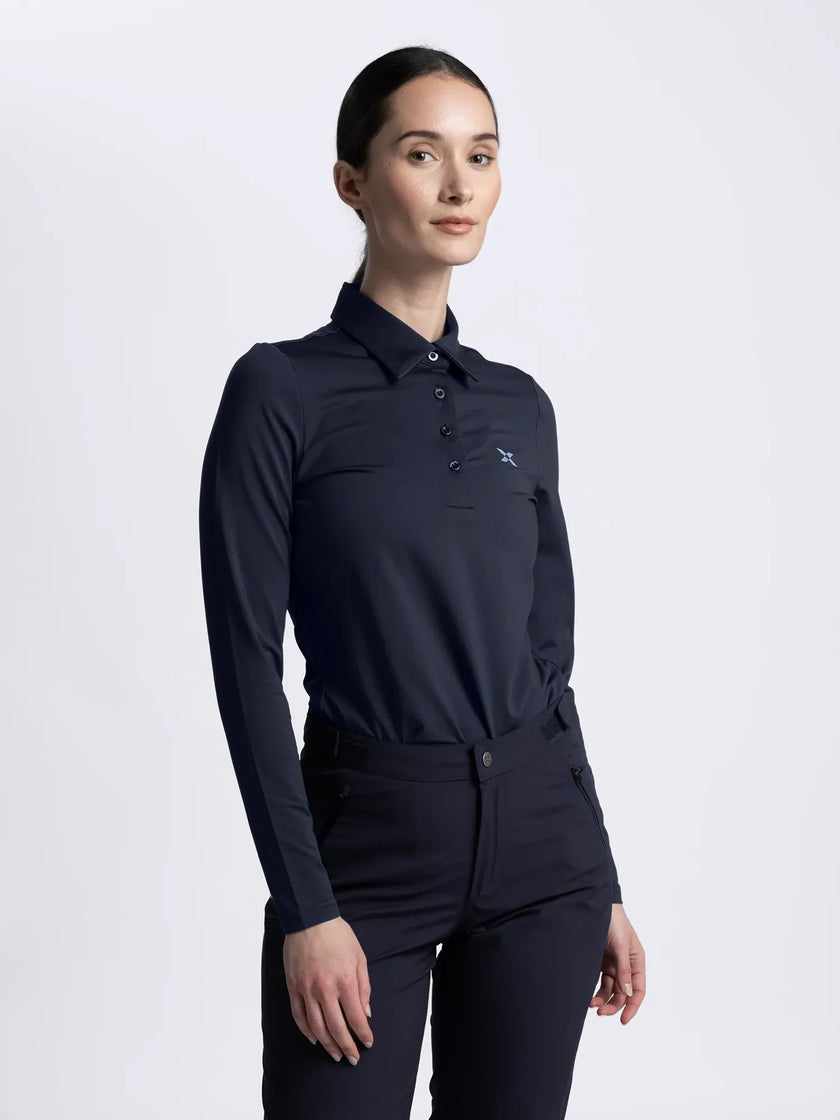 2025 Cross Women's Nikki Long Sleeve Polo – The Clubroom 2025 Cross Women's Nikki Long Sleeve Polo – The Clubroom