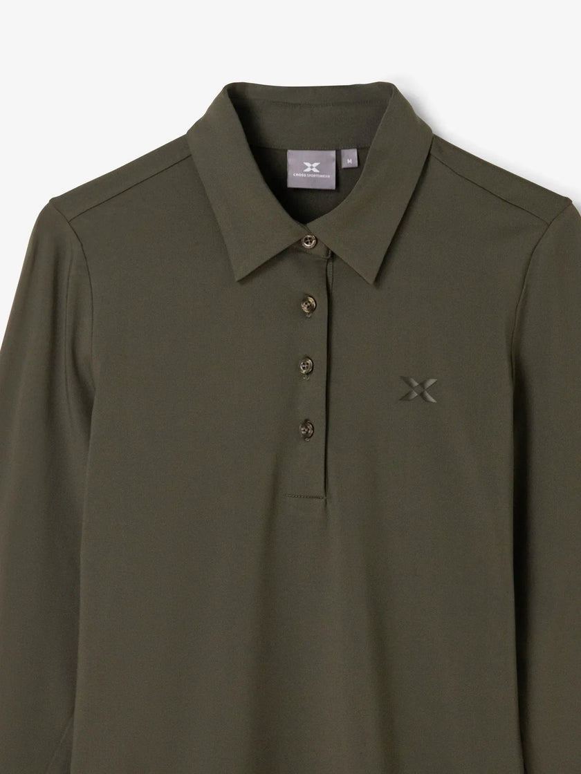 2025 Cross Women's Nikki Long Sleeve Polo
