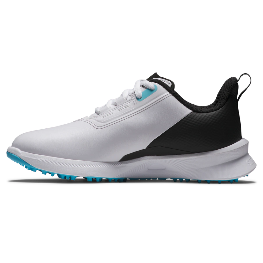 2025 FootJoy Junior Boys Fuel Shoes - White/Black/Blue
