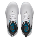 2025 FootJoy Junior Boys Fuel Shoes - White/Black/Blue