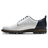 2025 FootJoy Men's Premiere Field LX Golf Shoes - White/Navy/Chestnut