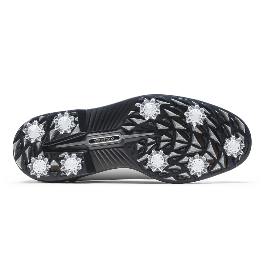 2025 FootJoy Men's Premiere Field LX Golf Shoes - White/Navy/Chestnut