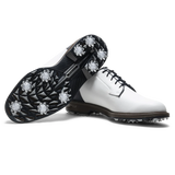 2025 FootJoy Men's Premiere Field LX Golf Shoes - White/Navy/Chestnut