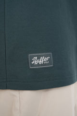 2025 Huffer Men's Classic Short Sleeve Polo - Golf Green