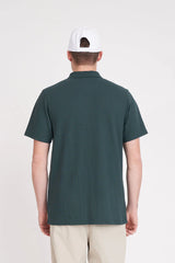 2025 Huffer Men's Classic Short Sleeve Polo - Golf Green