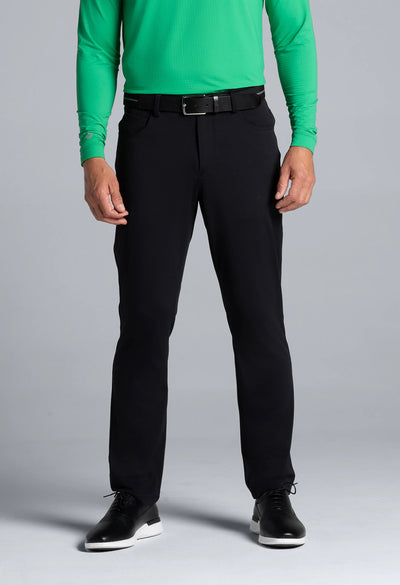 2025 IBKUL Men's 5 Pocket Performance Pants - Black